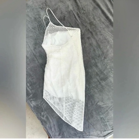 Amanda Uprichard White Asymmetrical Sheath Dress - Picture 5 of 8